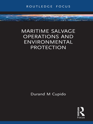 cover image of Maritime Salvage Operations and Environmental Protection